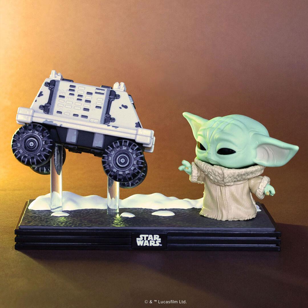 Funko Pop! Moment Grogu with Polar Mouse Droid