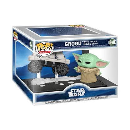 Funko Pop! Moment Grogu with Polar Mouse Droid