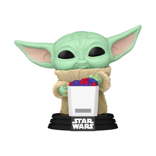 Funko Pop! Grogu with Snack (Flocked)