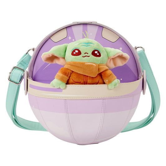 Funko The Mandalorian Grogu Figural Pod Plush Crossbody Bag | Loungefly