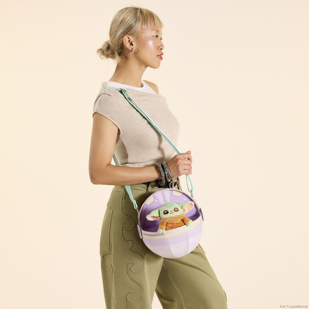 Funko The Mandalorian Grogu Figural Pod Plush Crossbody Bag | Loungefly