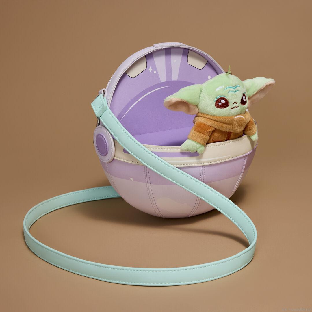 Funko The Mandalorian Grogu Figural Pod Plush Crossbody Bag | Loungefly