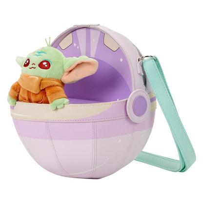 Funko The Mandalorian Grogu Figural Pod Plush Crossbody Bag | Loungefly