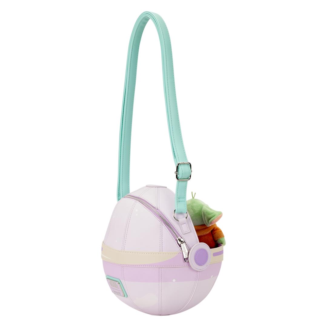 Funko The Mandalorian Grogu Figural Pod Plush Crossbody Bag | Loungefly
