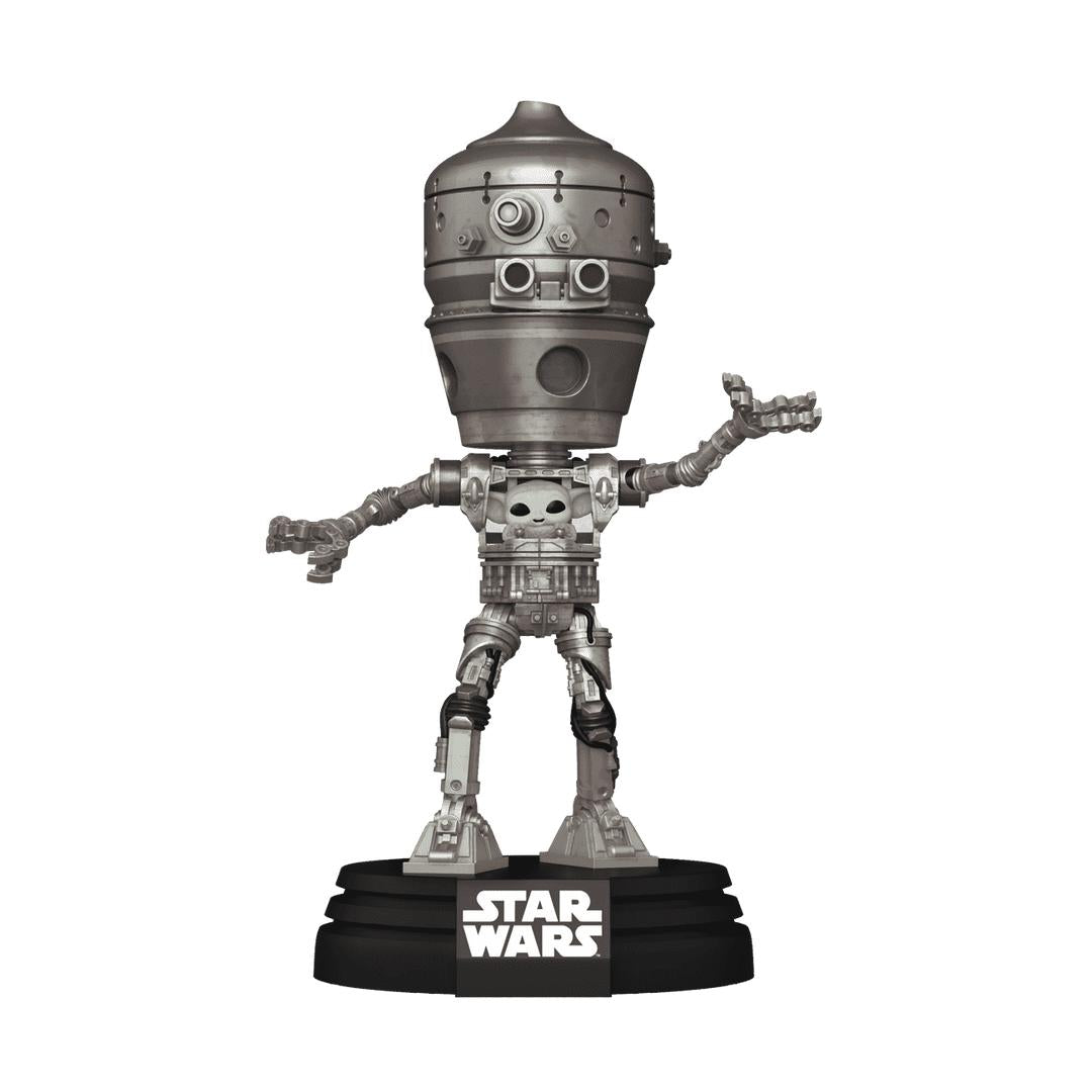 Funko Pop! Deluxe Lights and Sounds IG-12 with Grogu