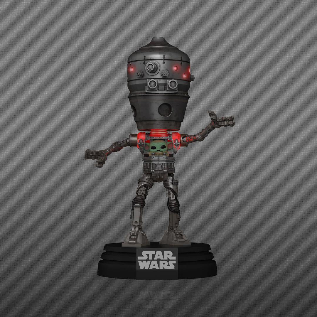 Funko Pop! Deluxe Lights and Sounds IG-12 with Grogu