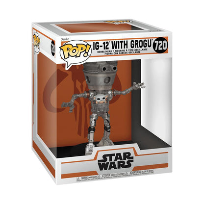 Funko Pop! Deluxe IG-12 with Grogu