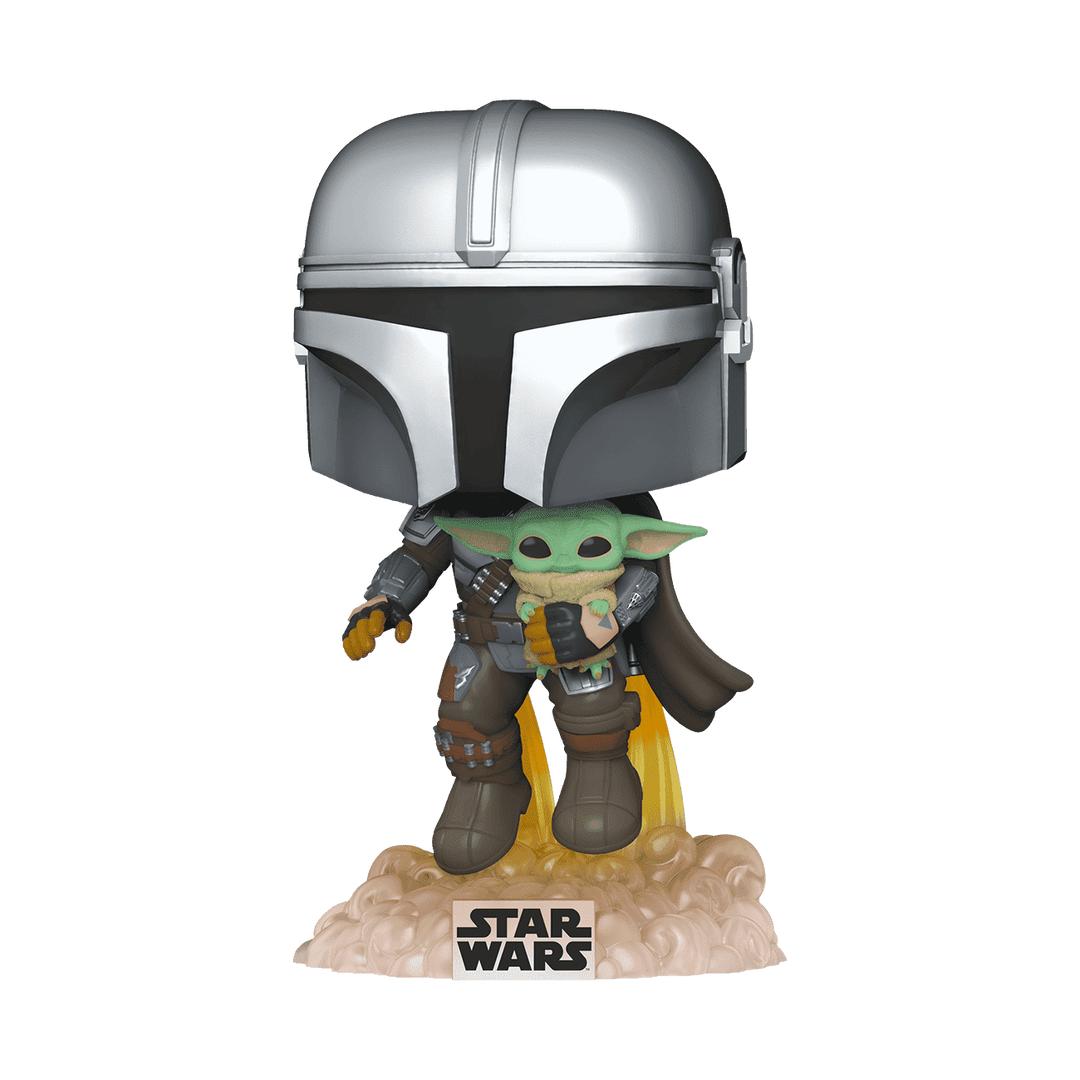 Funko Pop! The Mandalorian Flying with Jet Pack