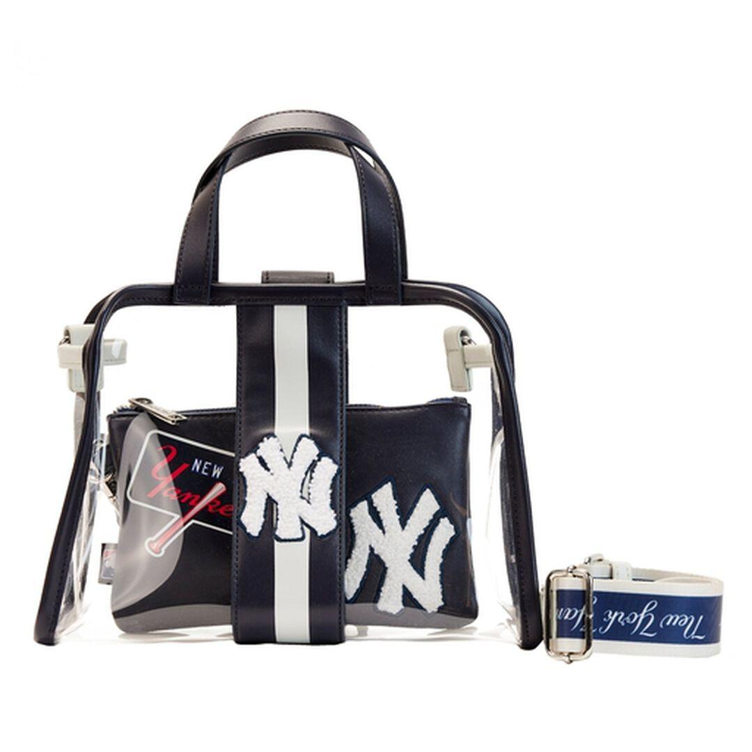 Funko MLB NY Yankees Clear Tote Crossbody Stadium Bag with Pouch  | Loungefly