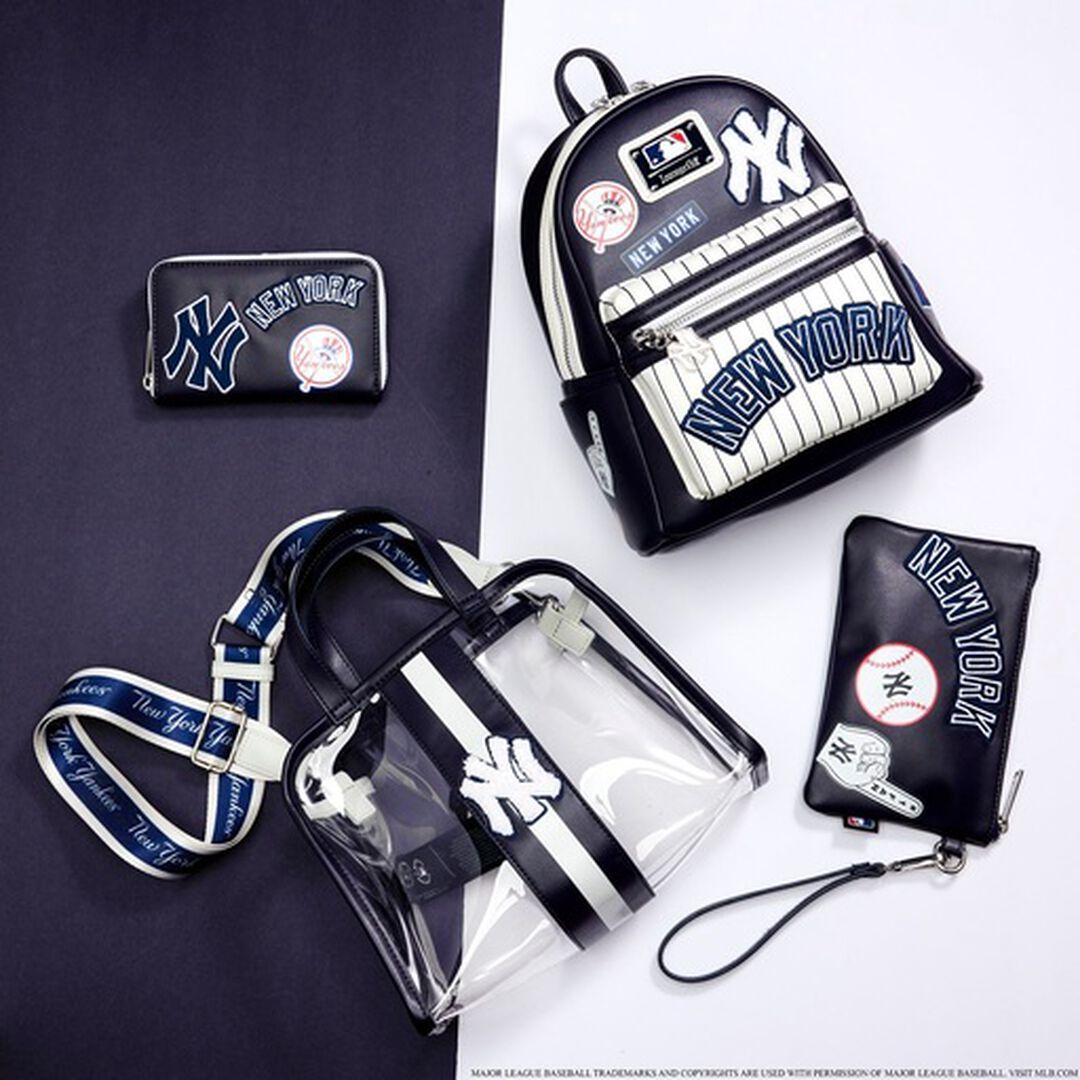 Funko MLB NY Yankees Clear Tote Crossbody Stadium Bag with Pouch  | Loungefly
