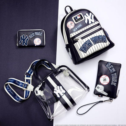 Funko MLB NY Yankees Clear Tote Crossbody Stadium Bag with Pouch  | Loungefly