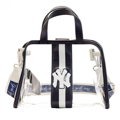 Funko MLB NY Yankees Clear Tote Crossbody Stadium Bag with Pouch  | Loungefly