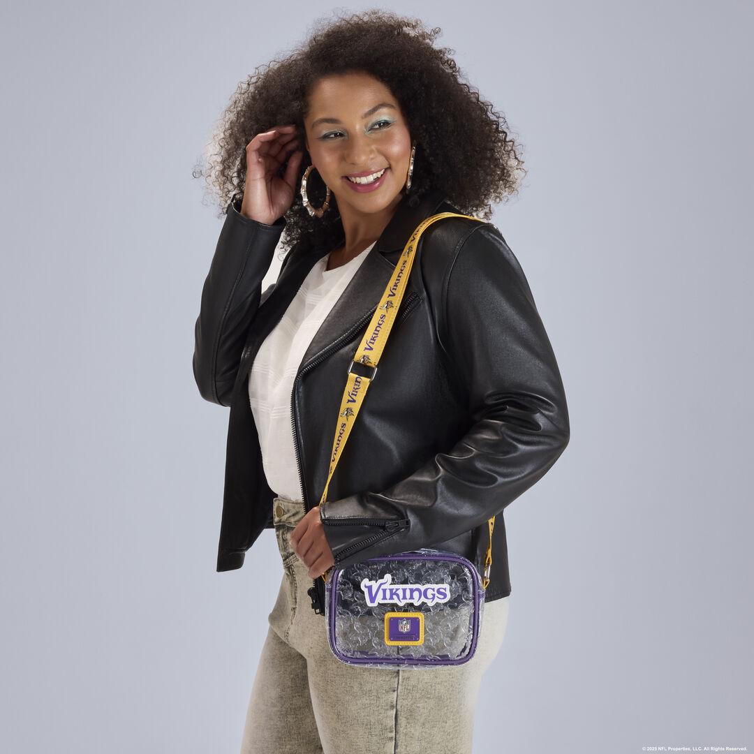 Funko NFL Minnesota Vikings Clear Crossbody Stadium Bag | Loungefly