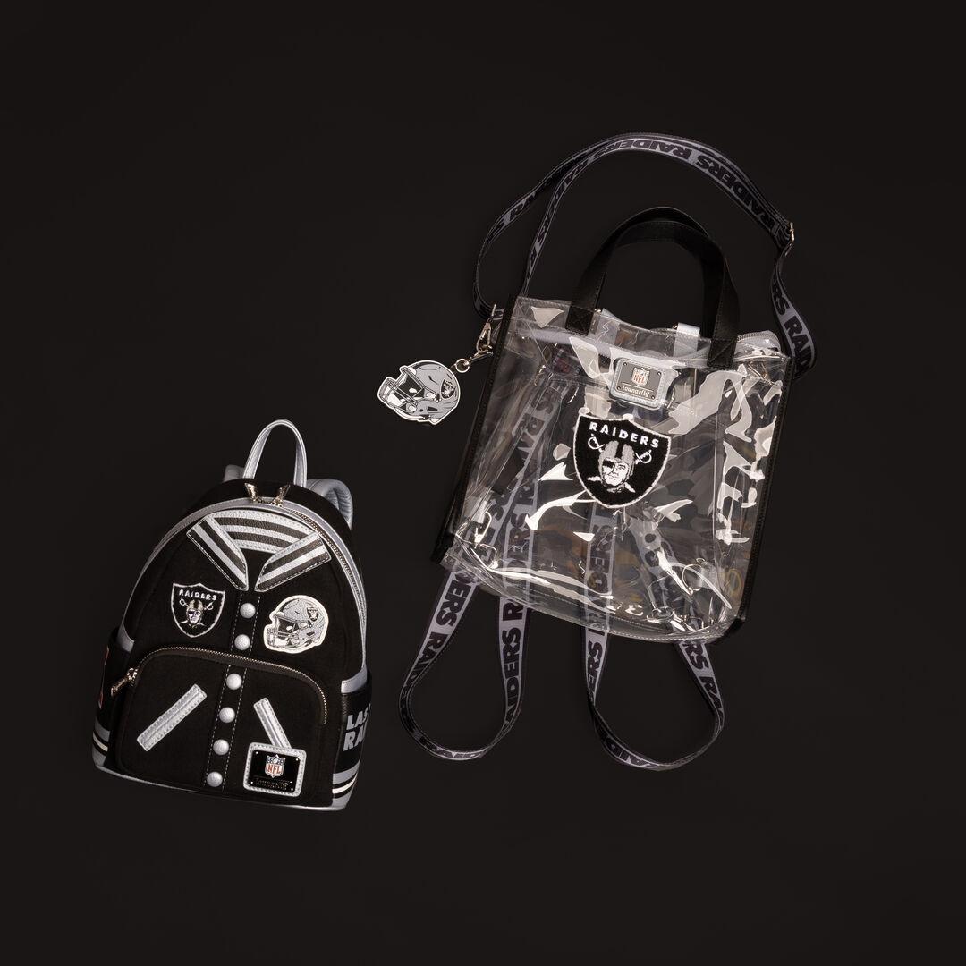 Funko NFL Las Vegas Raiders Clear Convertible Backpack & Tote Crossbody Stadium Bag | Loungefly