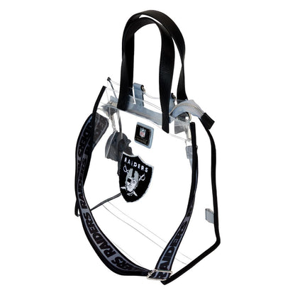 Funko NFL Las Vegas Raiders Clear Convertible Backpack & Tote Crossbody Stadium Bag | Loungefly