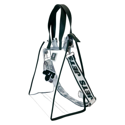 Funko NFL New York Jets Clear Convertible Backpack & Tote Crossbody Stadium Bag | Loungefly
