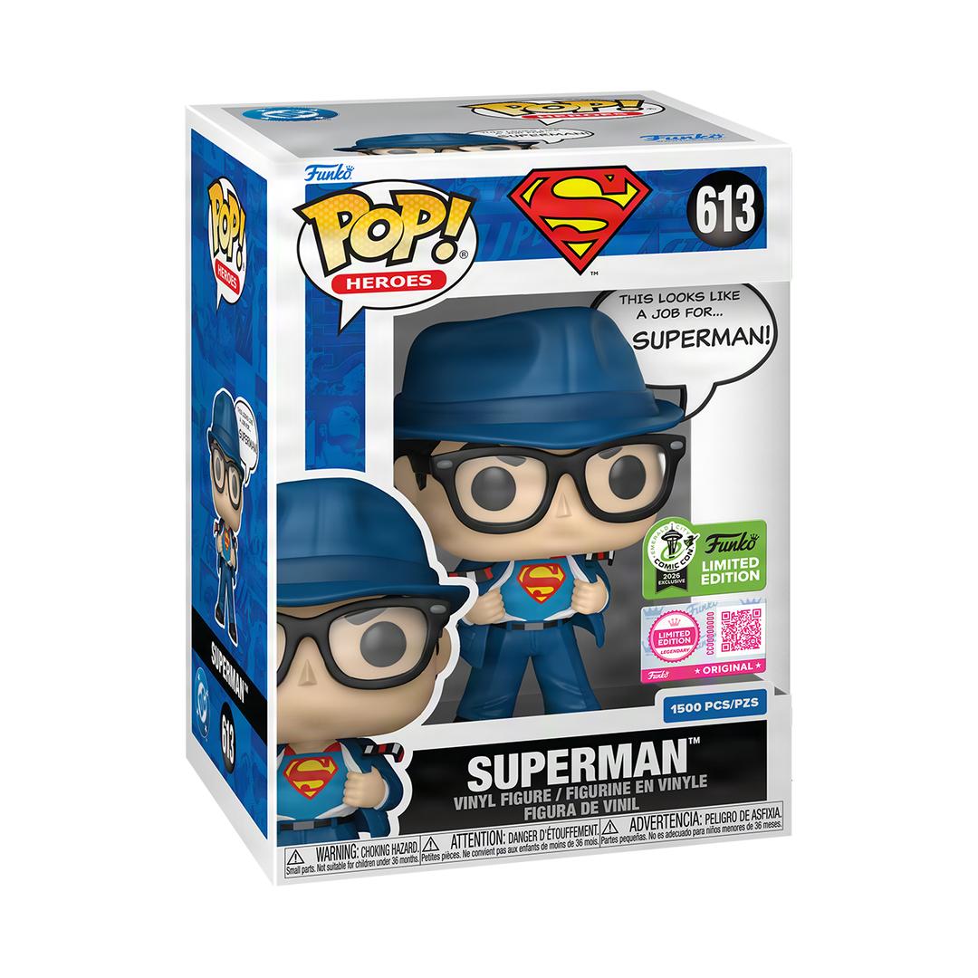 Funko Pop! Superman (This Looks Like a Job For) with Pop! Protector