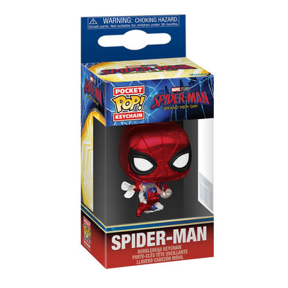 Funko Pop! Keychain Spider-Man (Brand New Day) (Metallic)