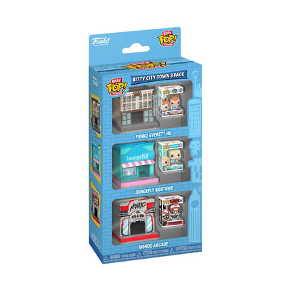Funko Bitty Pop! City Towns Funko HQ, Loungefly Boutique, & Mondo Arcade 3-Pack