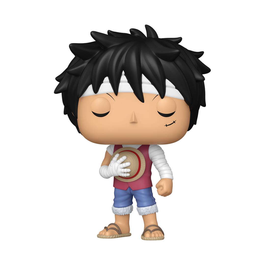 Funko Pop! Monkey D. Luffy (Marineford Memorial) with Pop! Protector