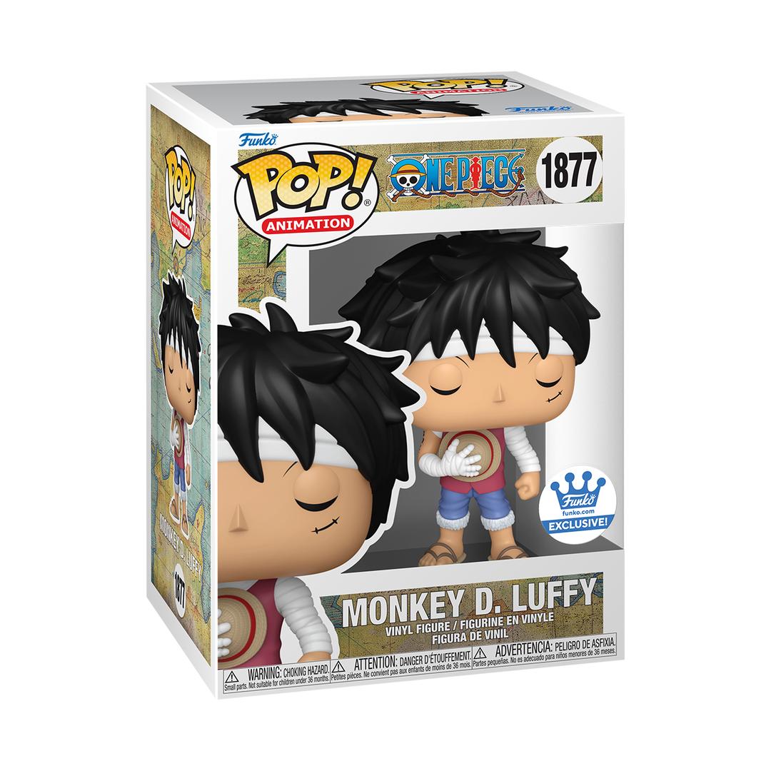 Funko Pop! Monkey D. Luffy (Marineford Memorial) with Pop! Protector