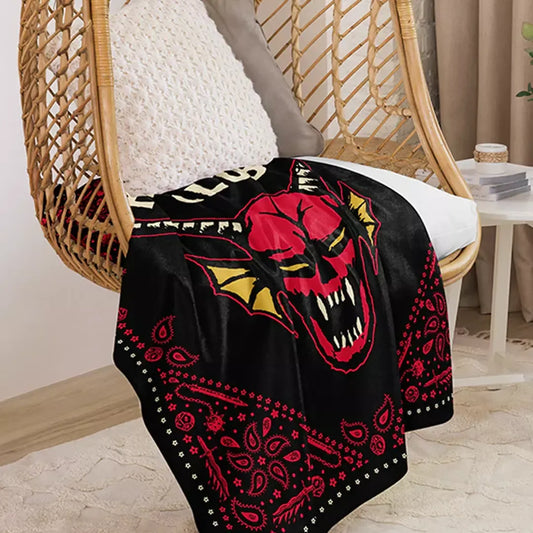 Funko Hellfire Club Stranger Things Sherpa Blanket  Merch Lab