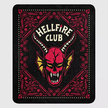 Funko Hellfire Club Stranger Things Sherpa Blanket  Merch Lab