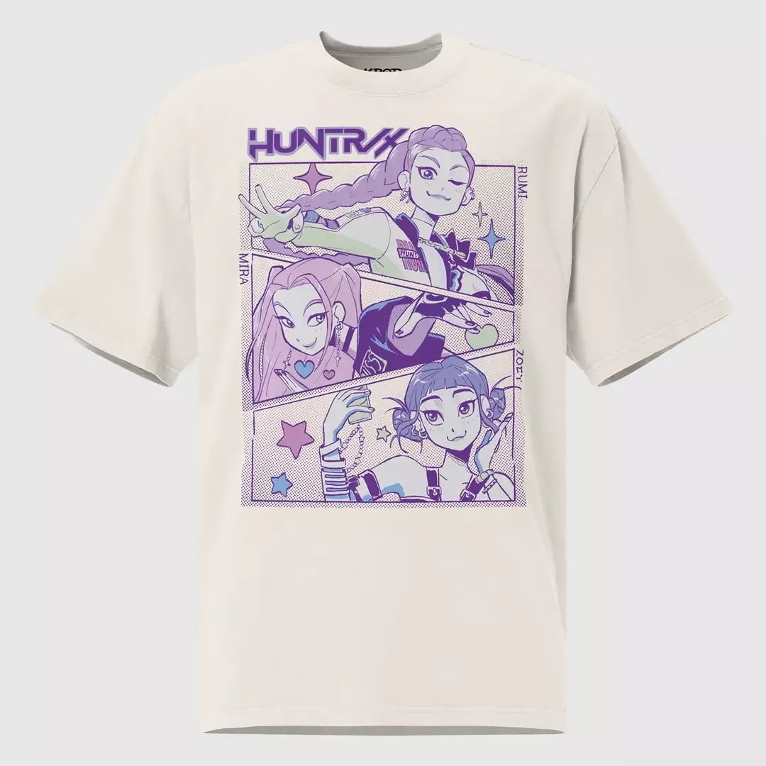 Funko KPop Demon Hunters HUNTR/X White Faded Tee Merch Lab