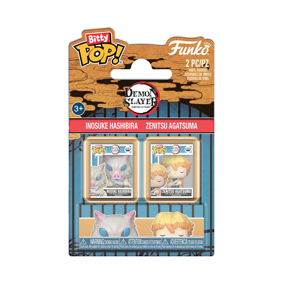 Funko Bitty Pop! Inosuke Hashibira & Zenitsu Agatsuma 2-Pack