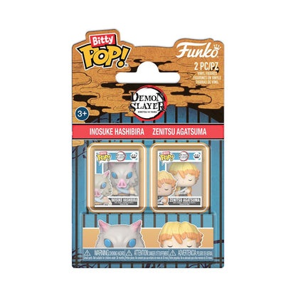 Funko Bitty Pop! Inosuke Hashibira & Zenitsu Agatsuma 2-Pack