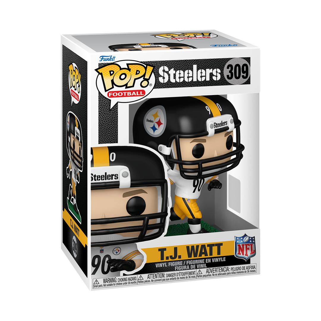 Funko Pop! T.J. Watt (White & Yellow Uniform)