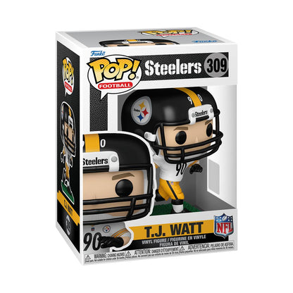 Funko Pop! T.J. Watt (White & Yellow Uniform)