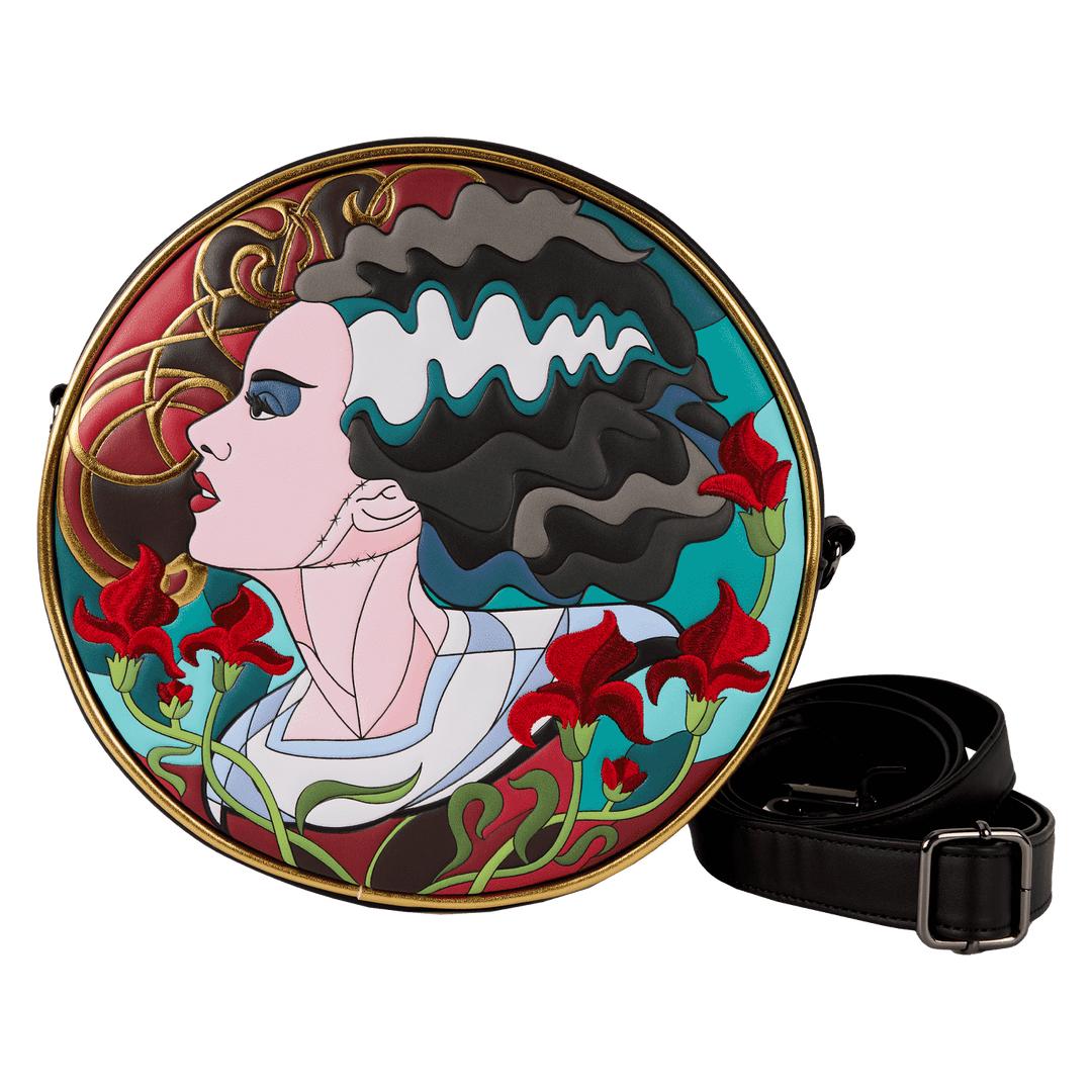 Funko Universal Monsters The Bride Of Frankenstein Stained Glass Crossbody Bag | Loungefly