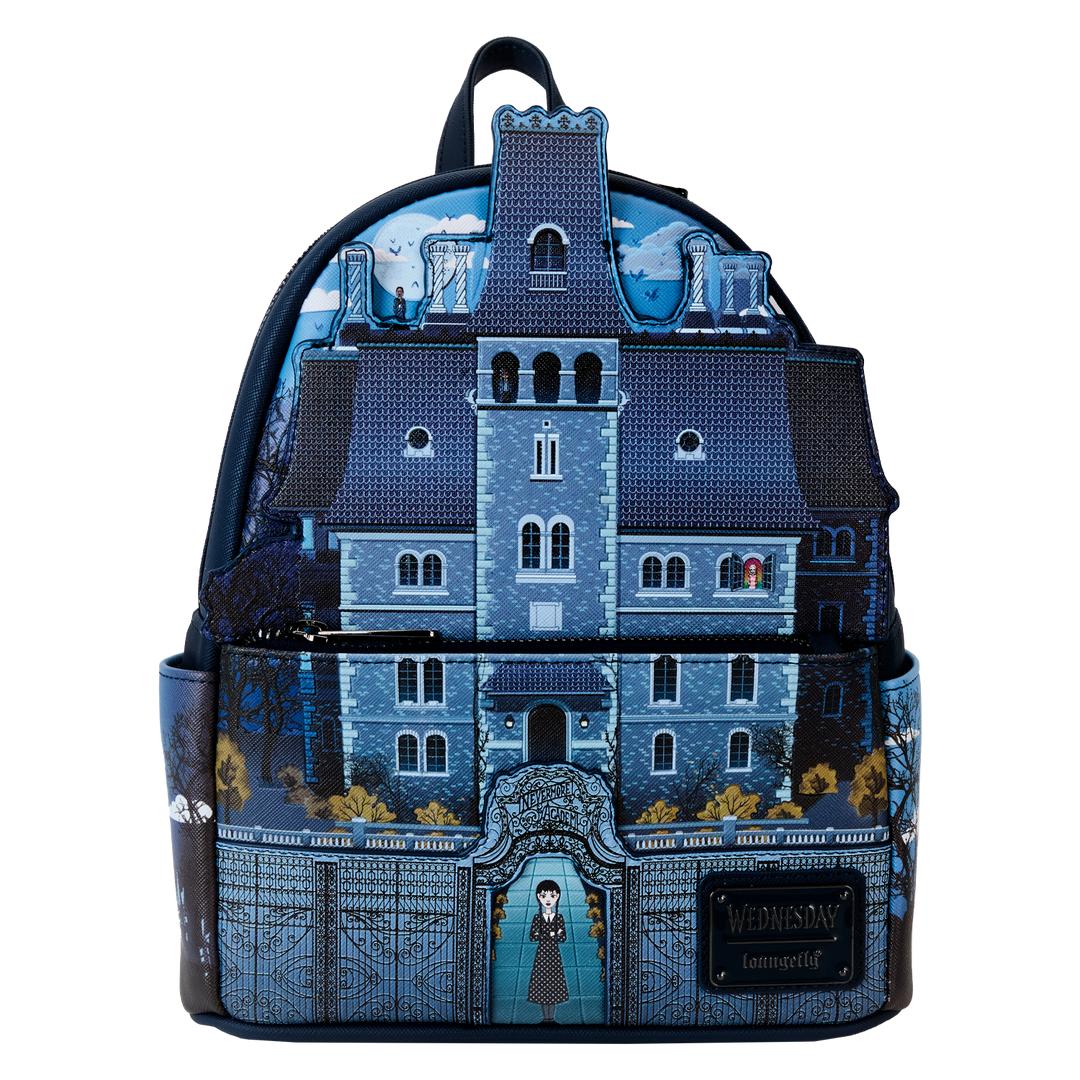 Funko Wednesday Nevermore Academy Castle Glow Mini Backpack | Loungefly