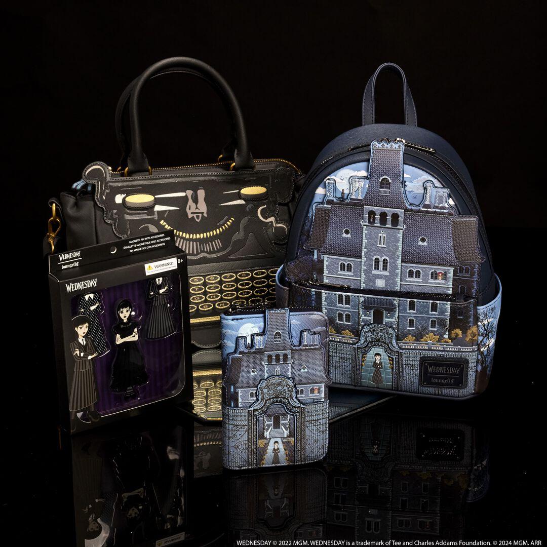 Funko Wednesday Nevermore Academy Castle Glow Mini Backpack | Loungefly