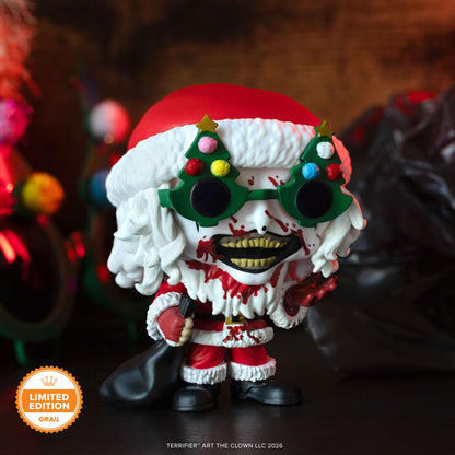 Funko Pop! Art the Clown in Santa Suit (Bloody) with Pop! Protector