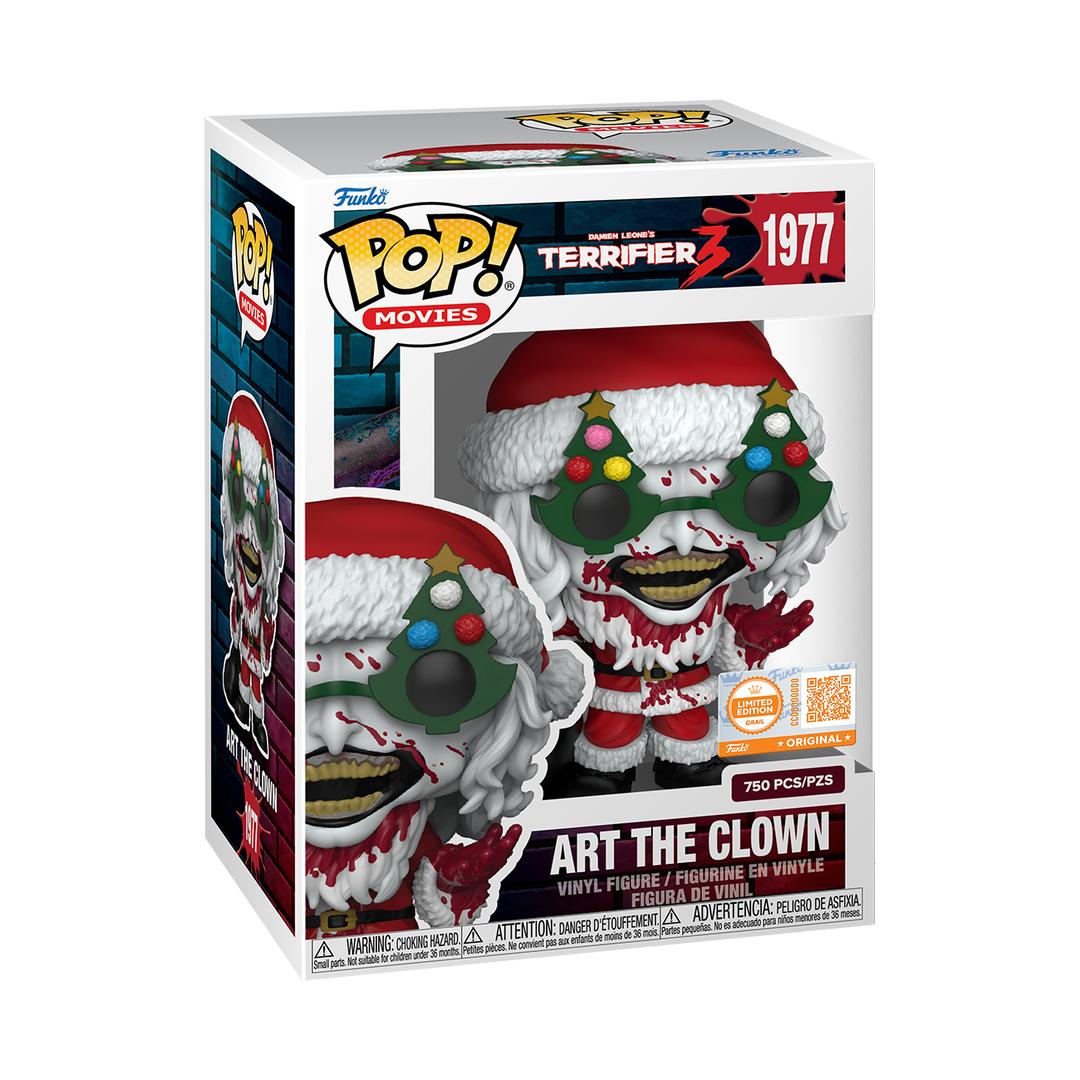 Funko Pop! Art the Clown in Santa Suit (Bloody) with Pop! Protector