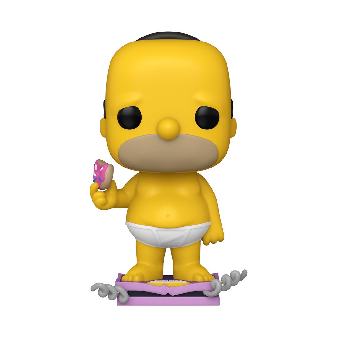 Funko Pop! Plus Homer on Scale with Pop! Protector