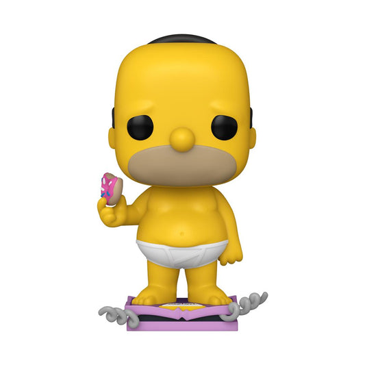 Funko Pop! Plus Homer on Scale with Pop! Protector