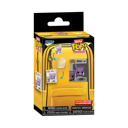 Funko Bitty Pop! Accessories Keychain Cases 4-Pack