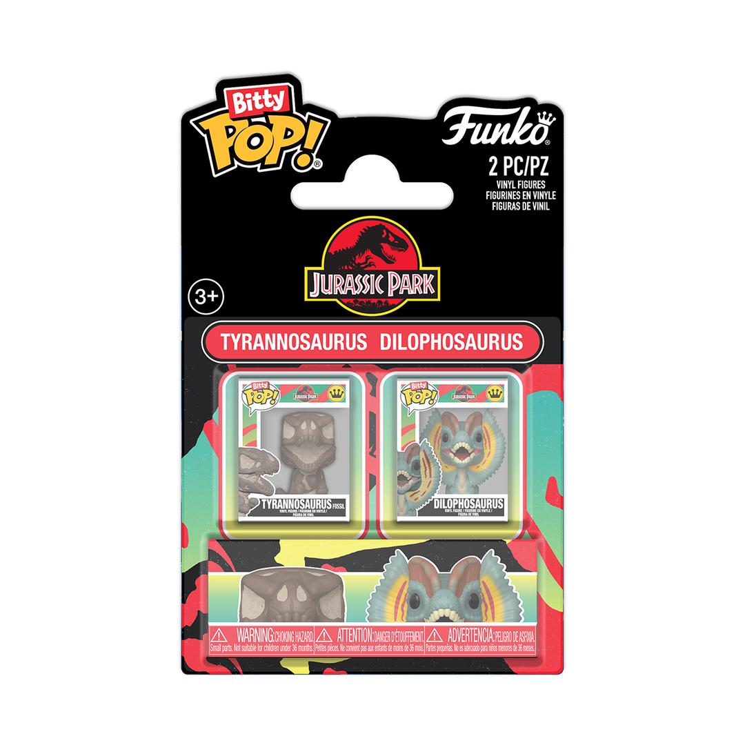 Funko Bitty Pop! Tyrannosaurus Fossil & Dilophosaurus 2-Pack