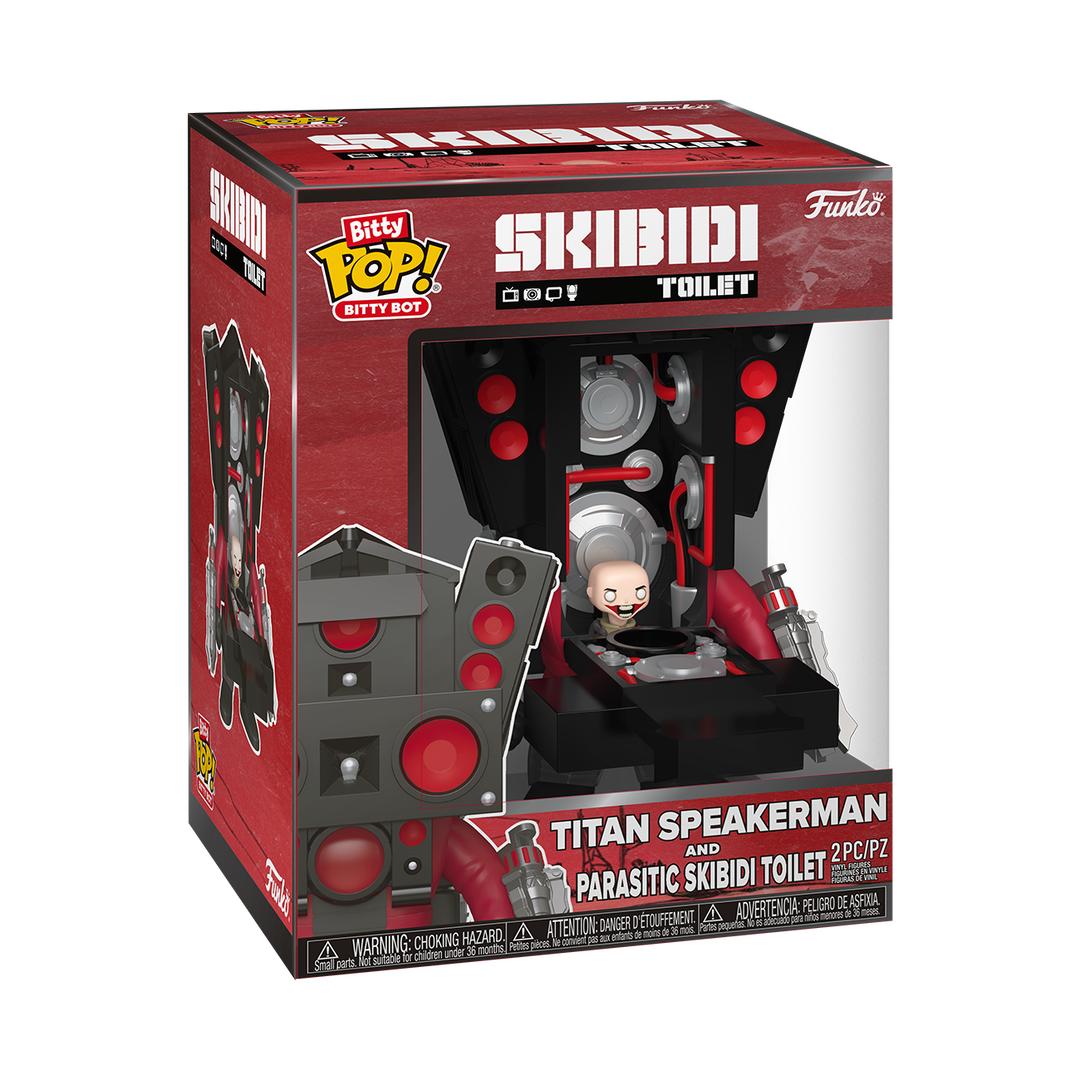 Funko Bitty Pop! Bitty Bot Titan Speakerman and Parasitic Skibidi Toilet