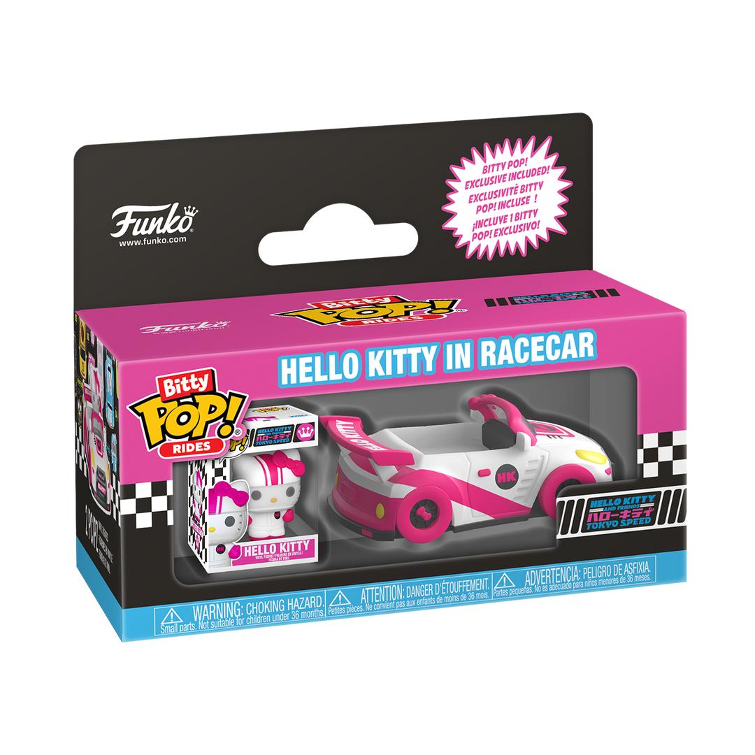 Funko Bitty Pop! Rides Hello Kitty in Racecar