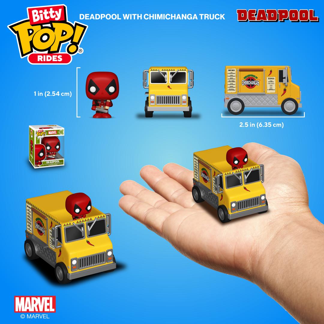 Funko Bitty Pop! Rides Deadpool's Chimichanga Truck