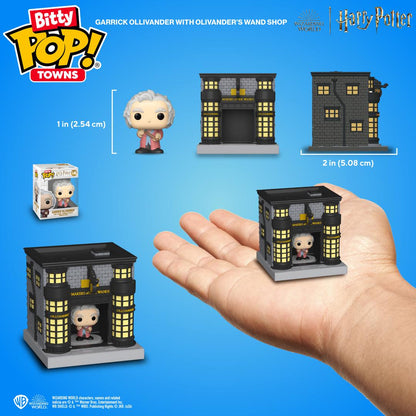 Funko Bitty Pop! Towns Garrick Ollivander and Ollivander Wand Shop