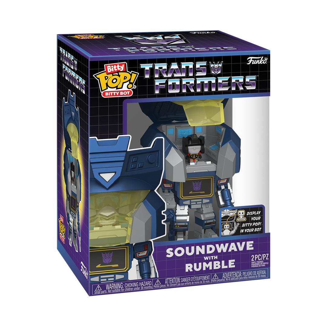 Funko Bitty Pop! Bitty Bot Soundwave with Rumble