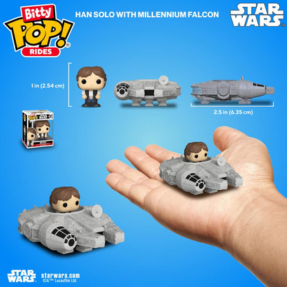 Funko Bitty Pop! Rides Han Solo and The Millennium Falcon