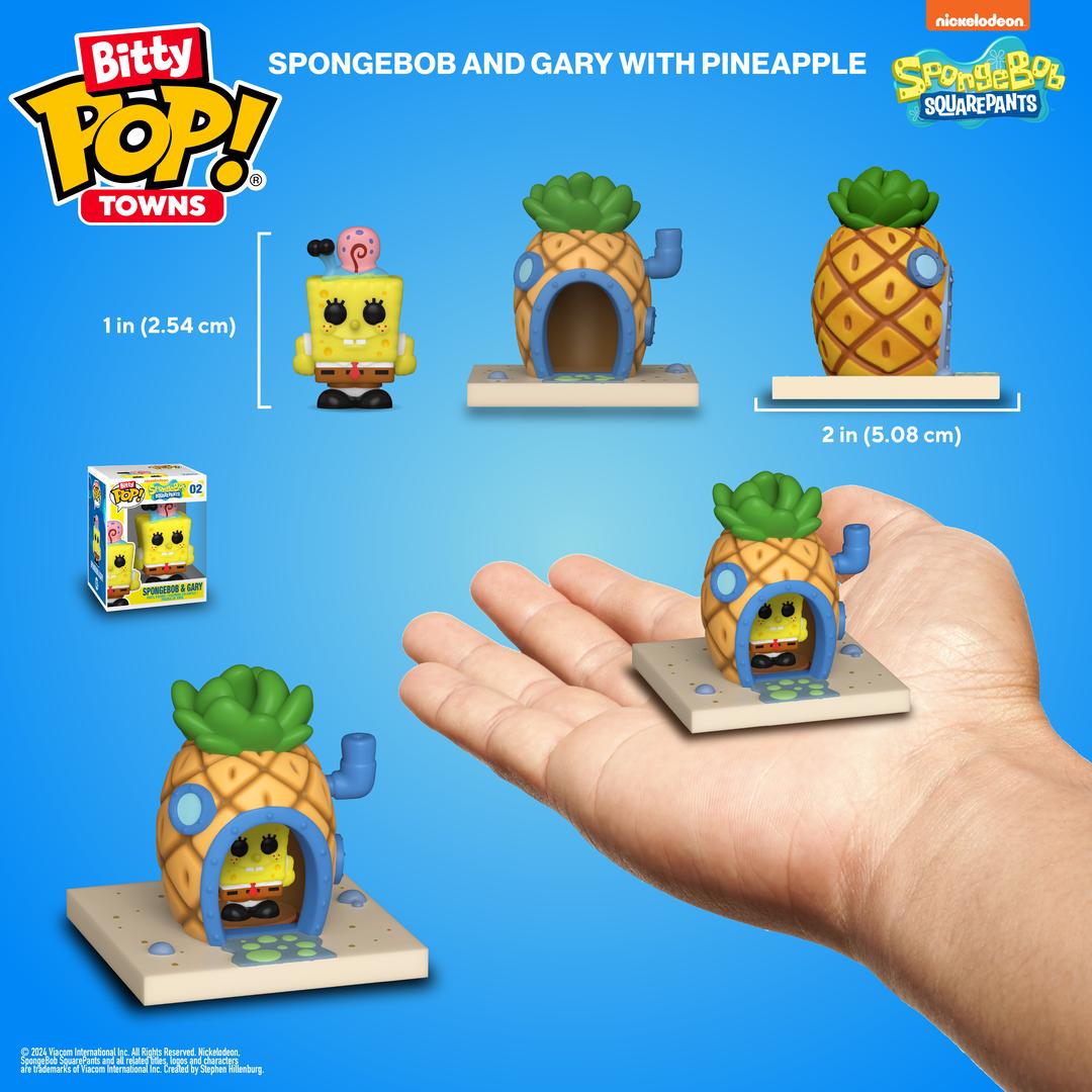 Funko Bitty Pop! Towns SpongeBob and Pineapple House