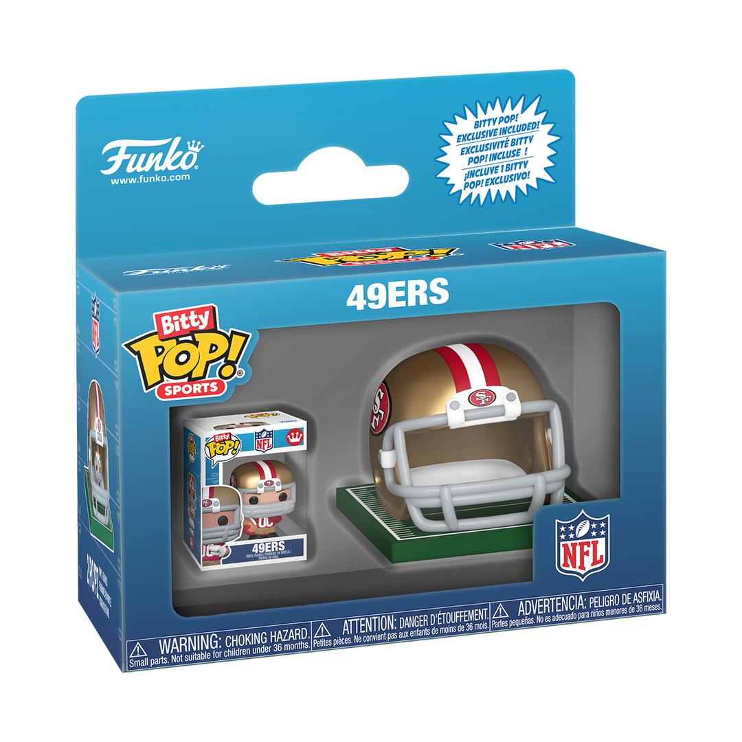 Funko Bitty Pop! Helmet & Player 49ers