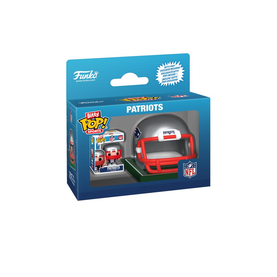 Funko Bitty Pop! Helmet & Player Patriots